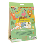 Magic Color Changing Watercard Easel and Pen (Jungle)