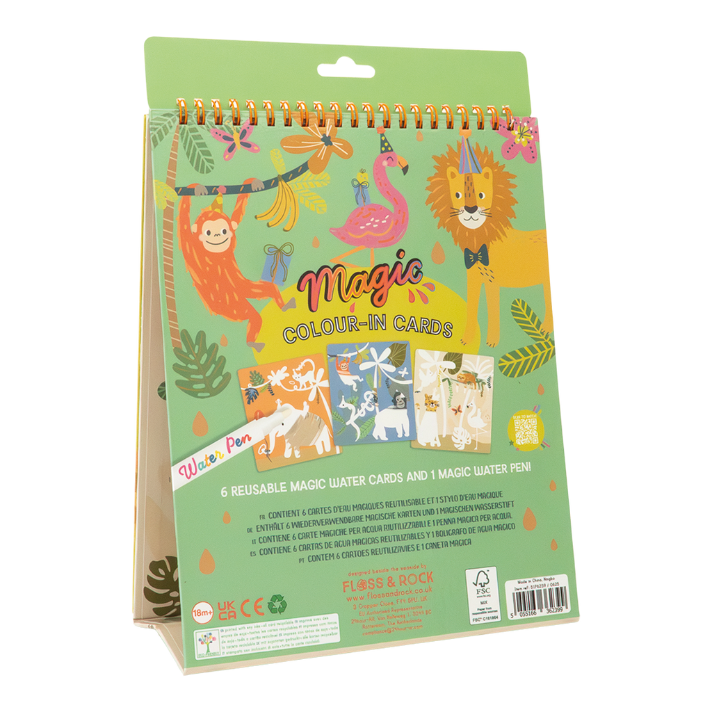 Magic Color Changing Watercard Easel and Pen (Jungle)