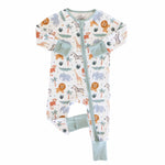 Convertible Zip Romper (Safari Snuggles)