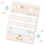 Pretend Play Receipt Notepad (50 Pages)