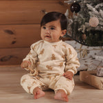 Raglan Jumpsuit (Gingerbread)