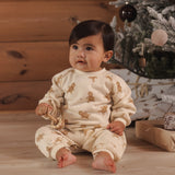 Raglan Jumpsuit (Gingerbread)