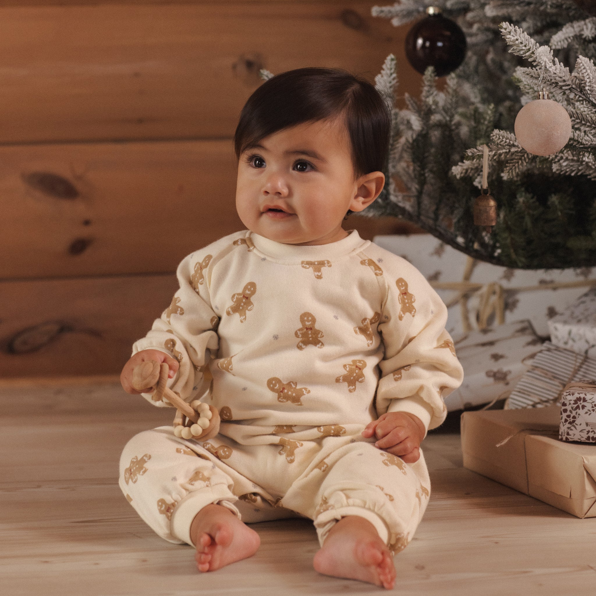 Raglan Jumpsuit (Gingerbread)