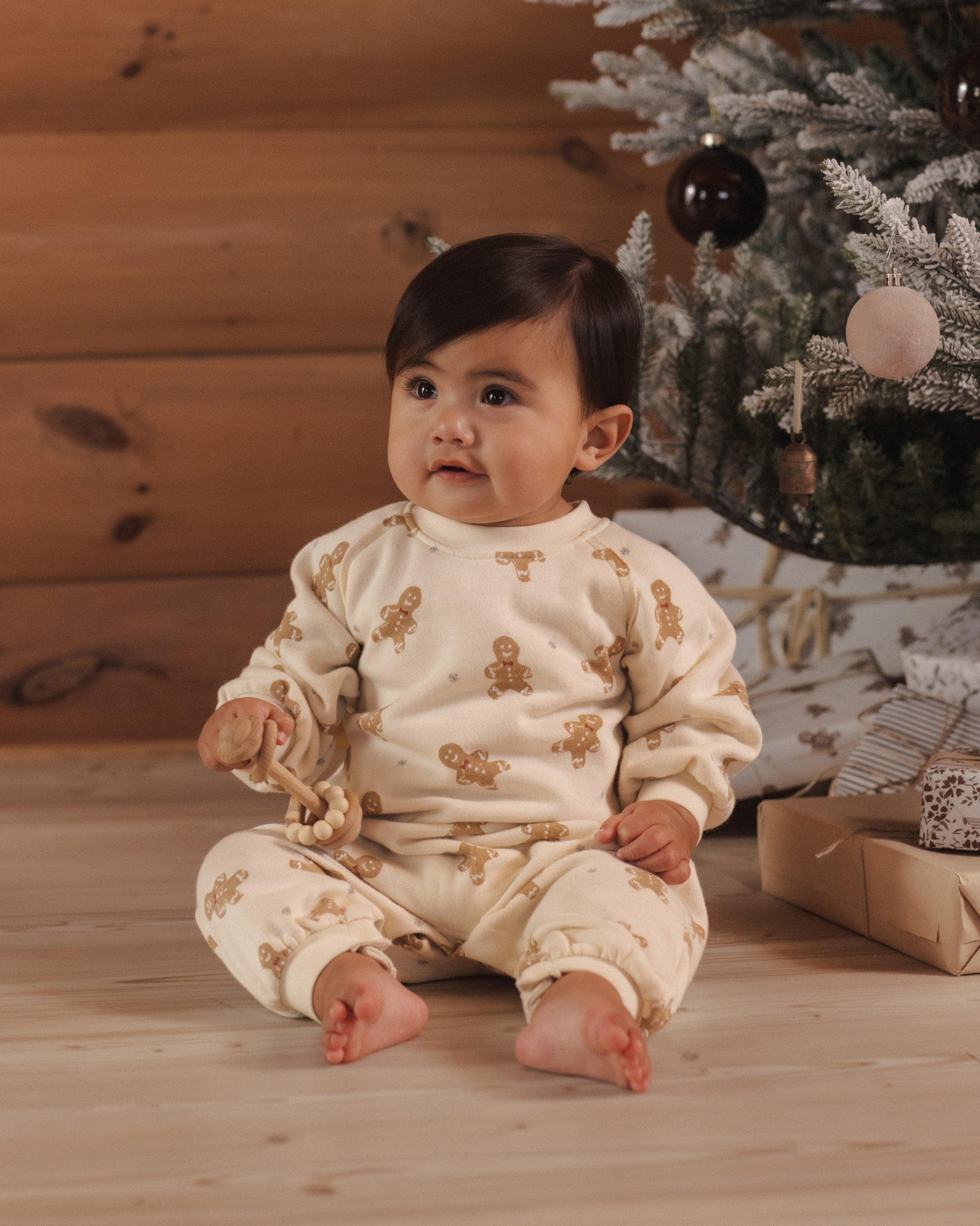 Raglan Jumpsuit (Gingerbread)