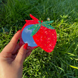 Compact Mirror (Strawberry)