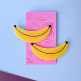Alligator Hair Clip Set (Banana)