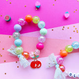 Rainbow Cherry Bracelet