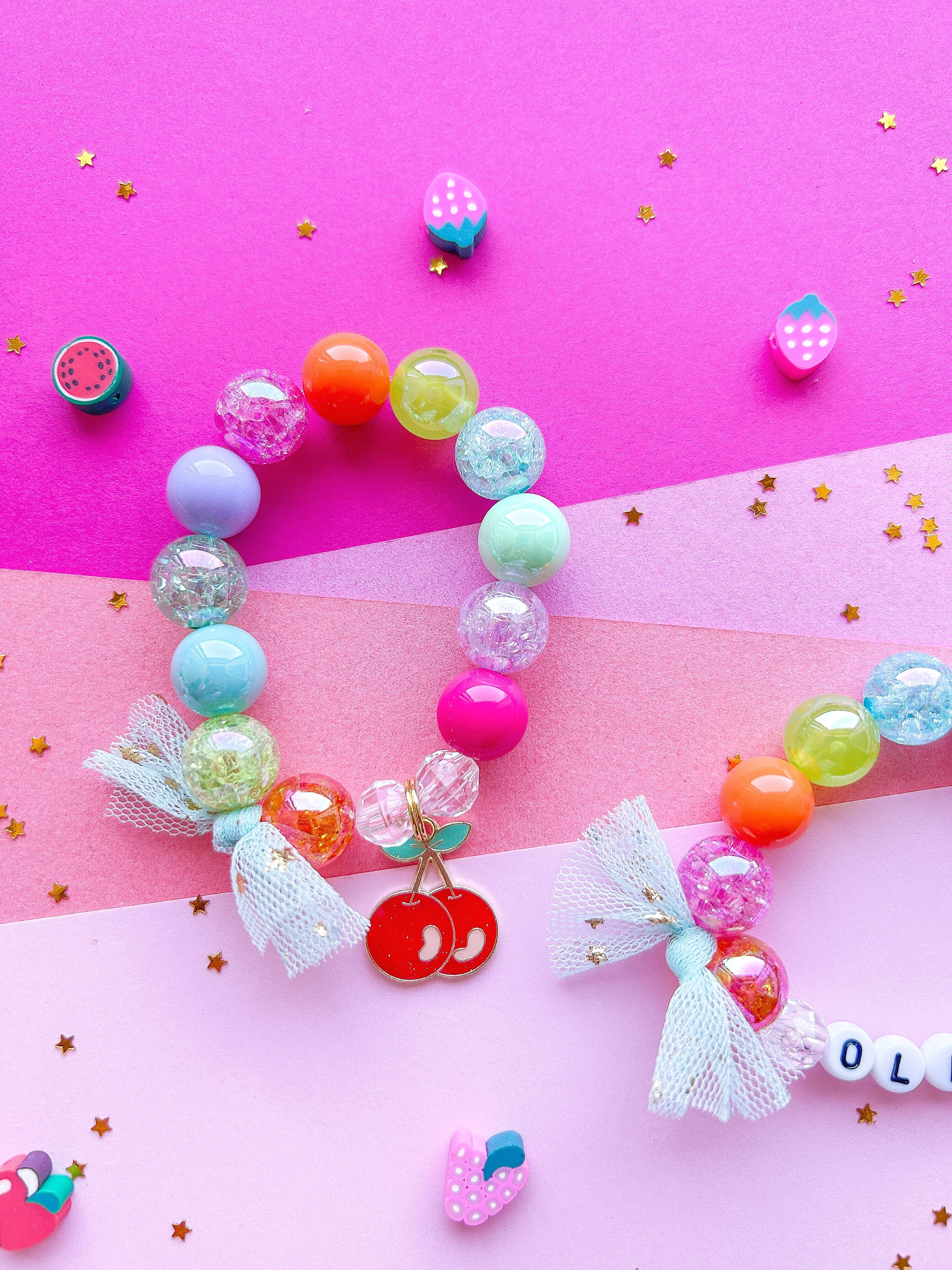 Rainbow Cherry Bracelet