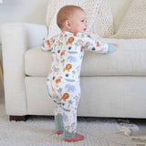 Convertible Zip Romper (Safari Snuggles)