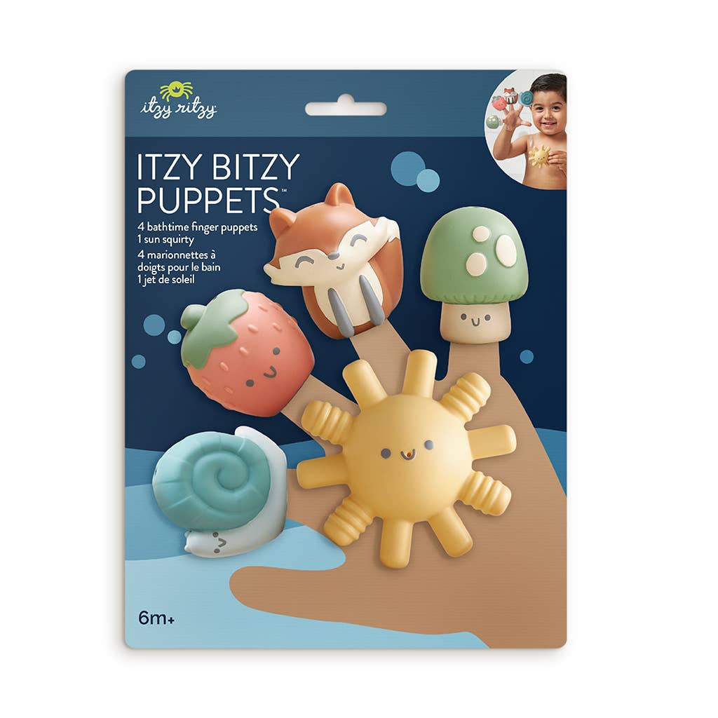 Itzy Bitzy Puppets Bath + Storytelling Toys
