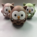 3D Owl Silicone Teether (Chocolate)