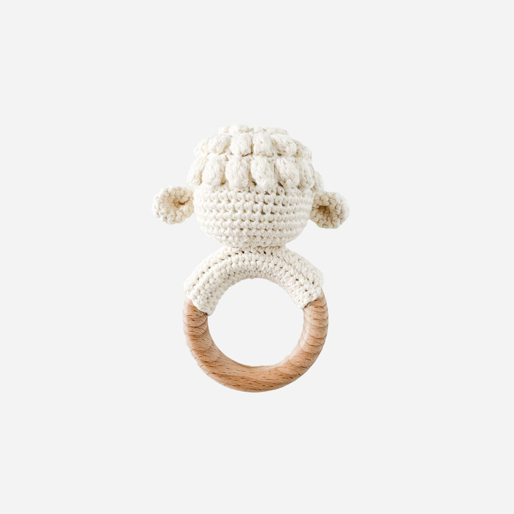 Teether Rattle Toy (Lamb)
