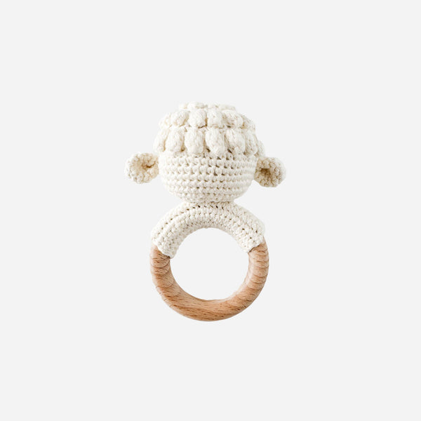 Teether Rattle Toy (Lamb)