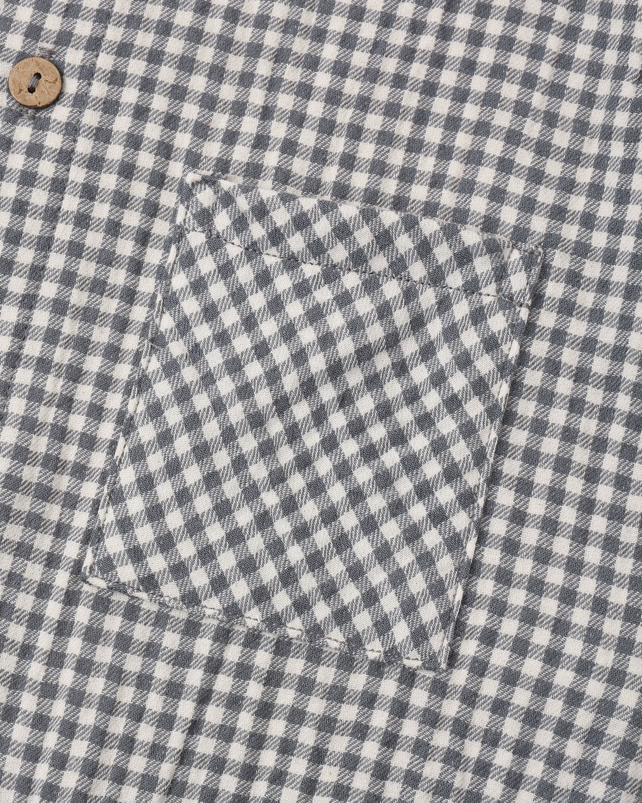 Pocketed Woven Jumpsuit (Midnight Gingham)