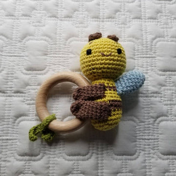 Crochet Bumble Bee Rattle