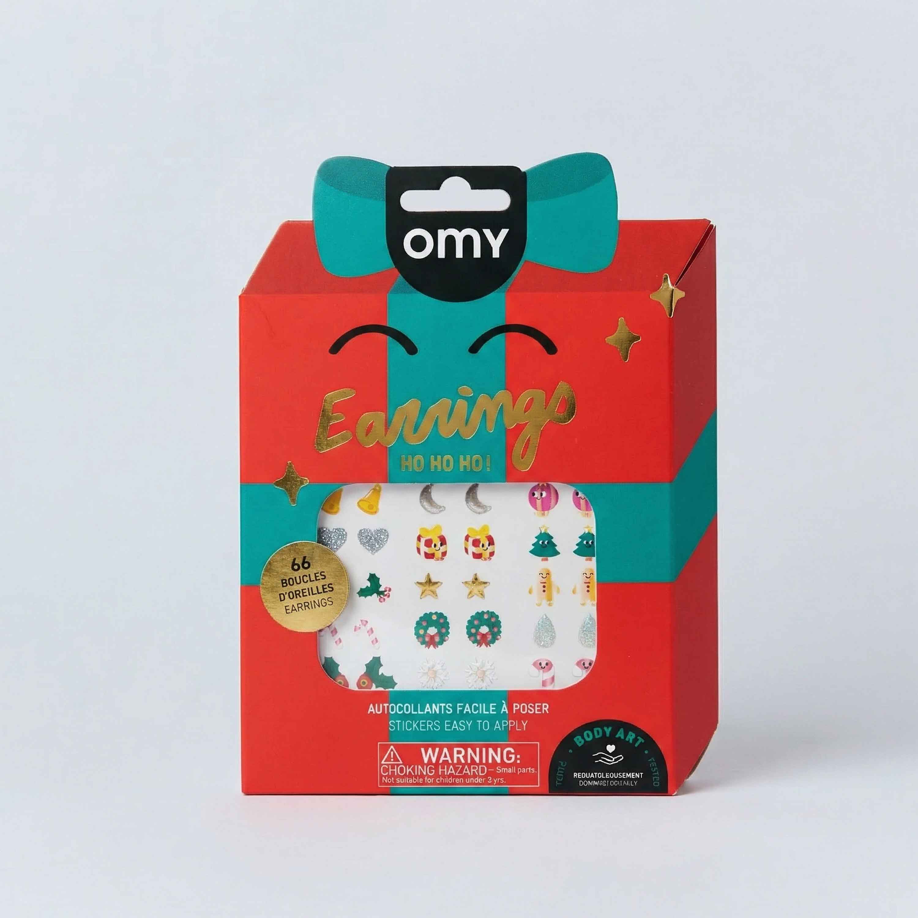 Kids Sticky Earrings (Ho Ho Ho Holiday)
