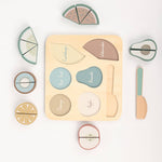 Wooden Fruit Cutting Puzzle