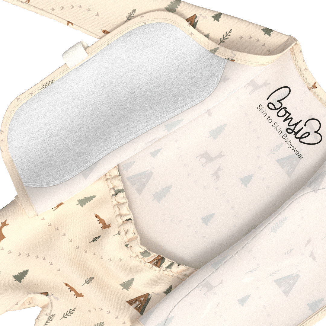 Footie & Wrap Top Baby Set (Forest Friends)
