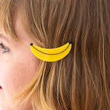 Alligator Hair Clip Set (Banana)