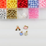 DIY Stretchy Bracelet Craft Kit (Color My World Rainbow)