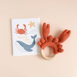 Crochet Crab Teether