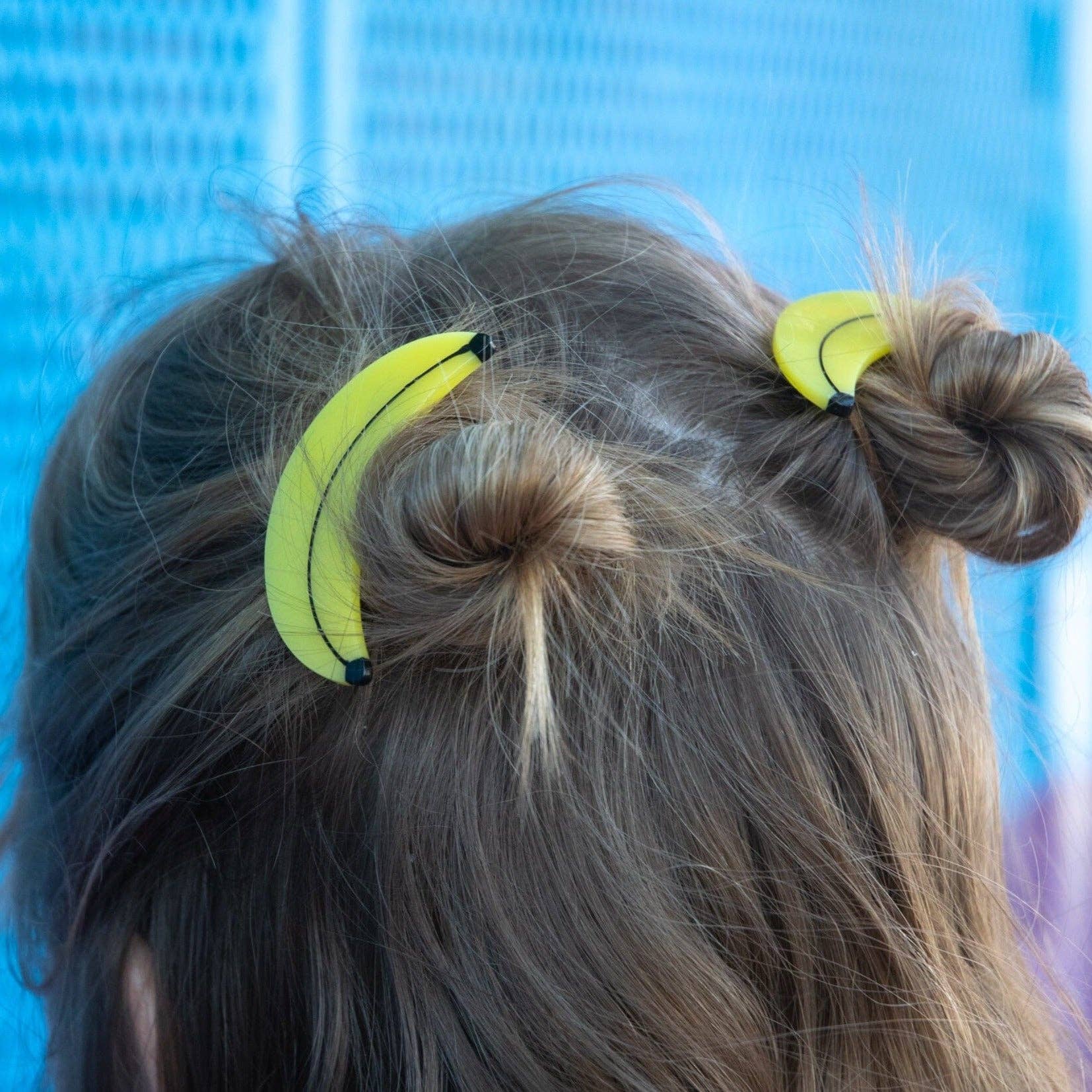 Alligator Hair Clip Set (Banana)