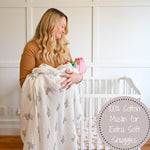 Muslin Swaddle Blanket (Elephant)