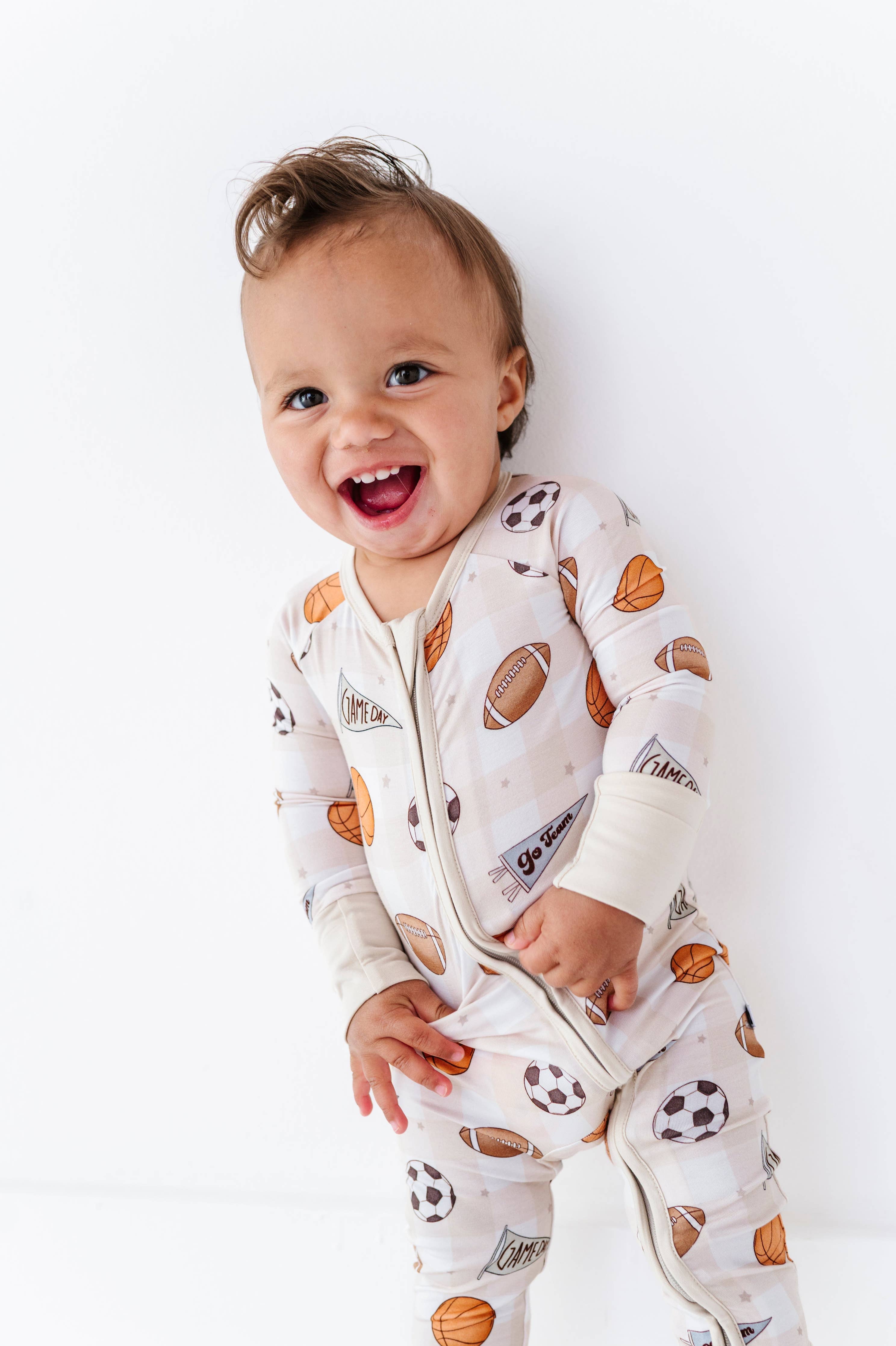 Convertible Footies (Game Day Gingham)