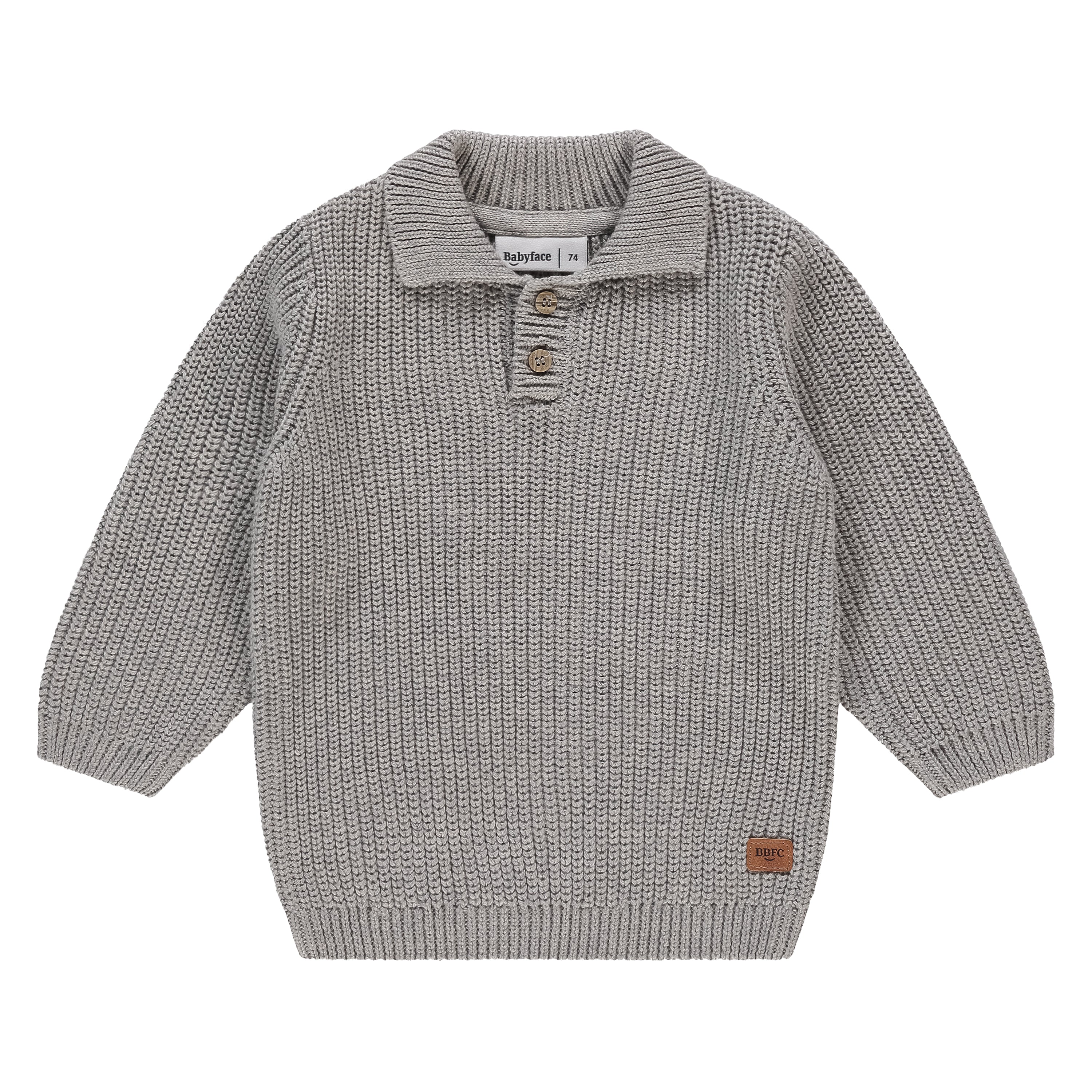 Baby Boys Pullover (Grey Melange)