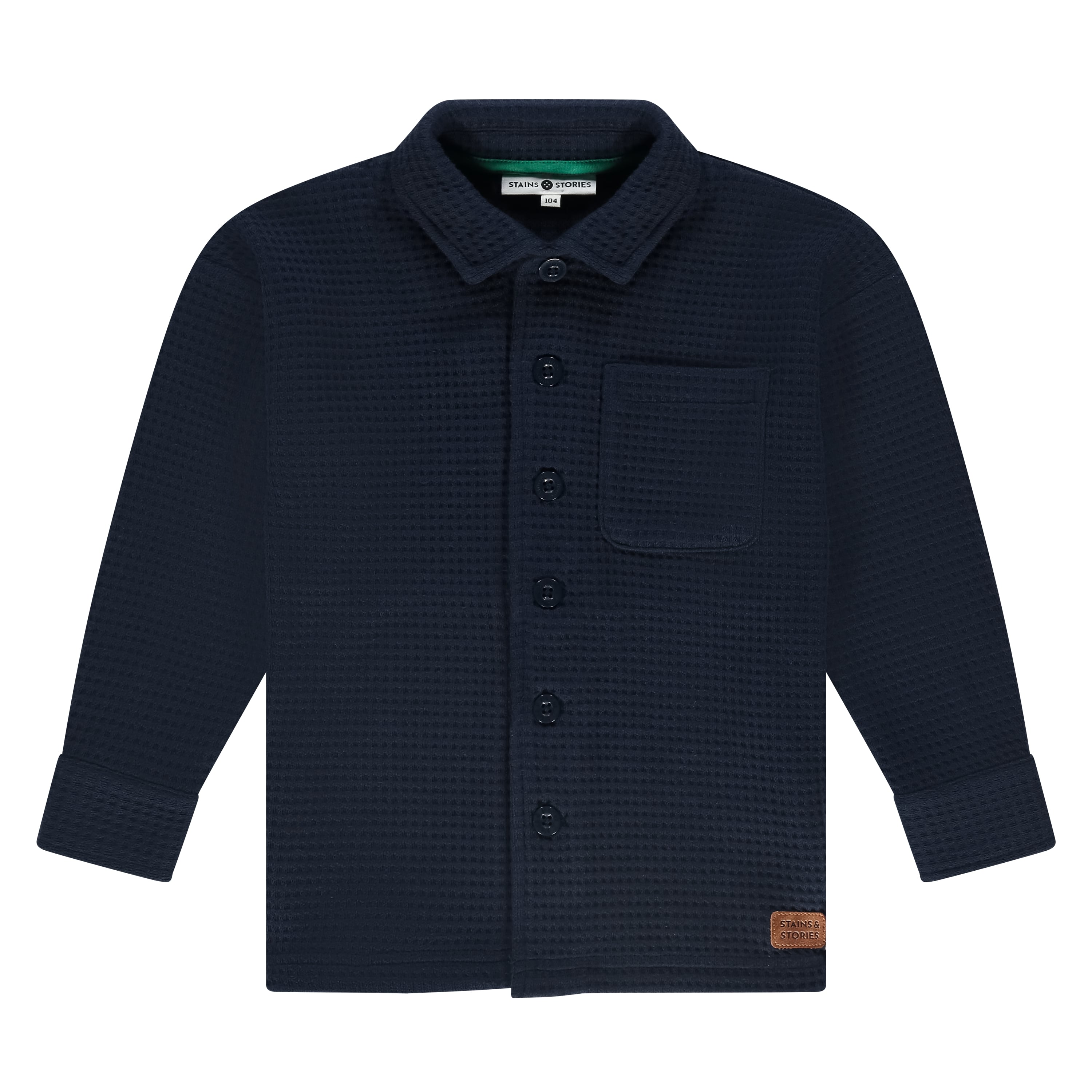 Boys Shirt Long Sleeve (Dark Blue)