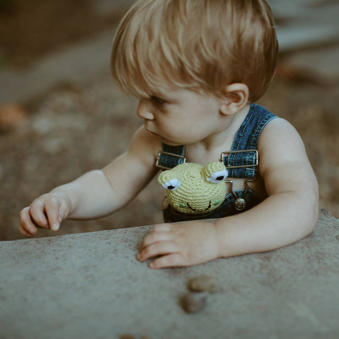 Friendly Frog Ring Rattle