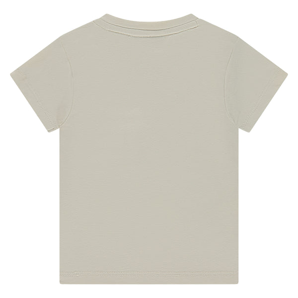 Baby Boys Short Sleeve Sheriff T-Shirt (Off White)