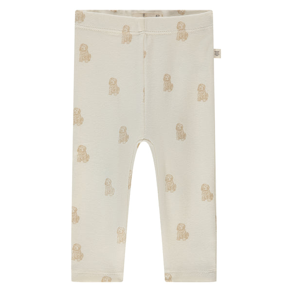 Baby Puppy Leggings (Ecru)