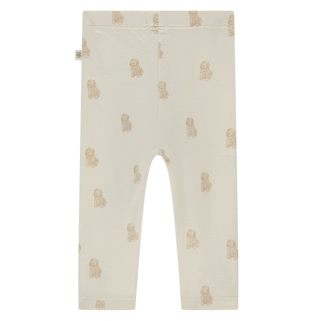 Baby Puppy Leggings (Ecru)