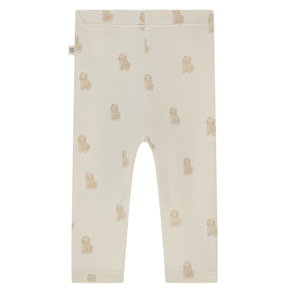Baby Puppy Leggings (Ecru)