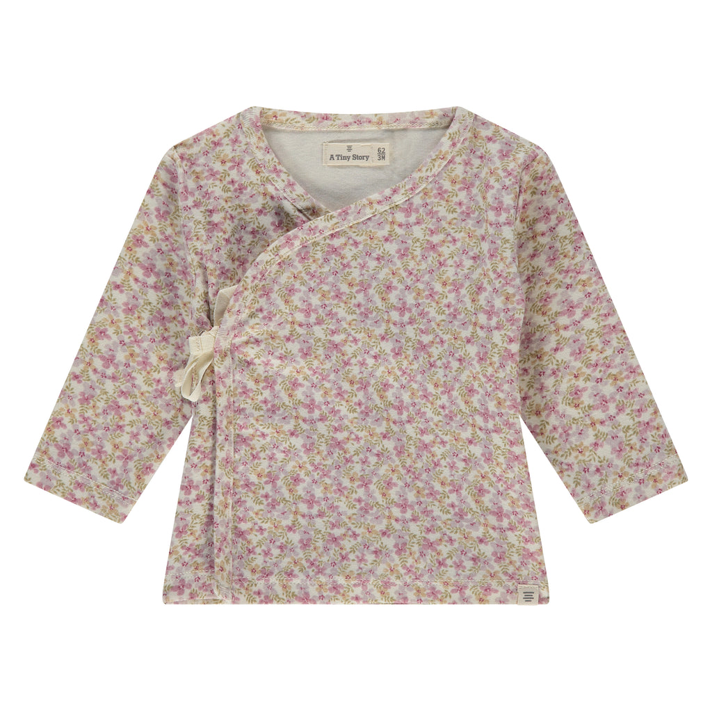 Baby Floral Wrap Top (Multicolor)