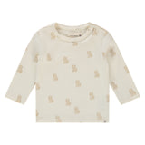 Baby Puppy Long Sleeve T-Shirt (Ecru)