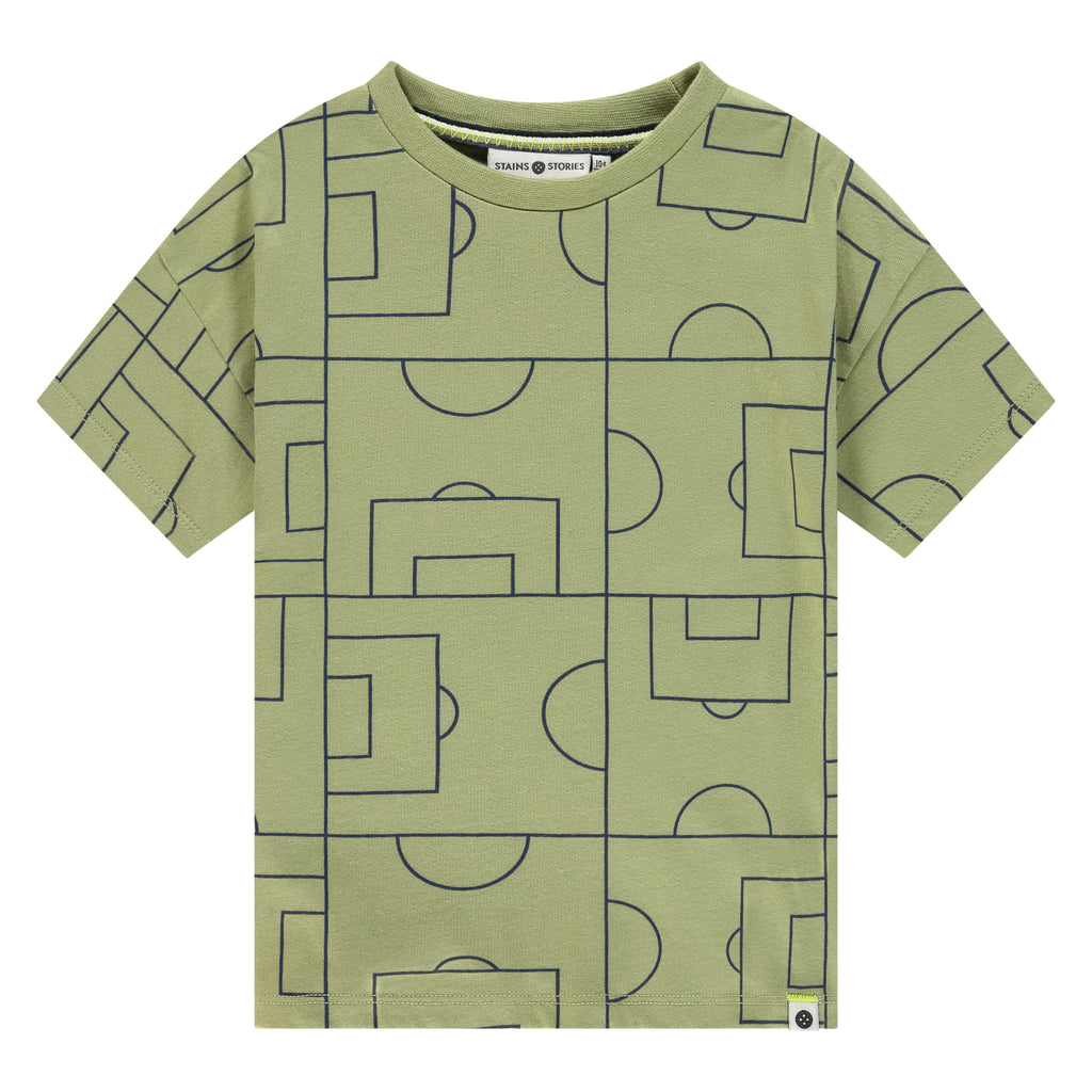 Boys Short Sleeve T-Shirt (Field)