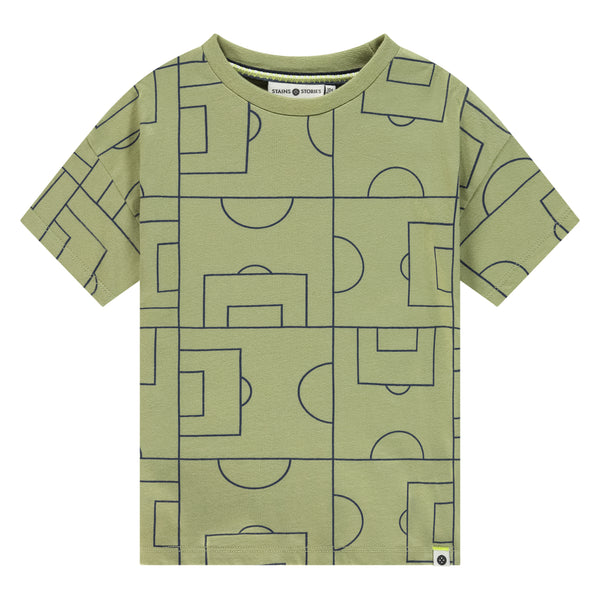 Boys Short Sleeve T-Shirt (Field)