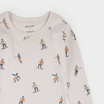 Slope Stars PJ Set (Crème)
