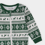Poinsettia Fair Isle Print Sleeper