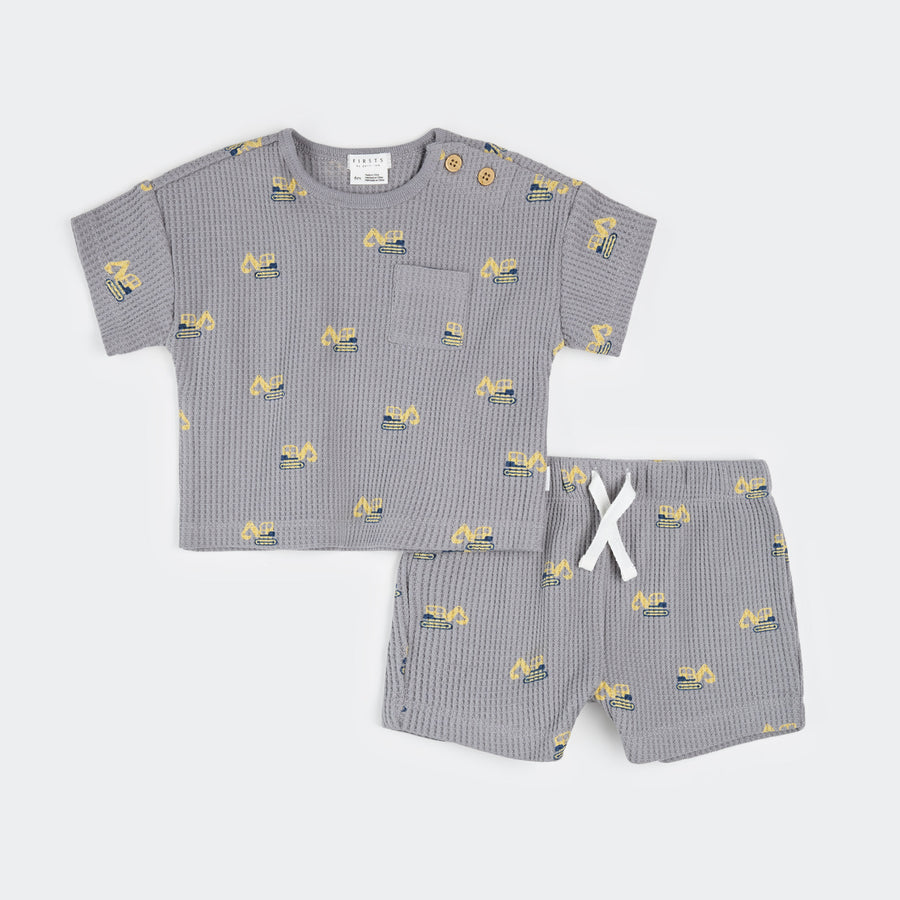 Diggers Short Set (Cement)