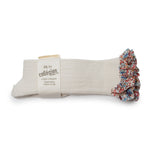 Elisabeth Ribbed Ruffle Knee High Socks (Doux Agneaux)