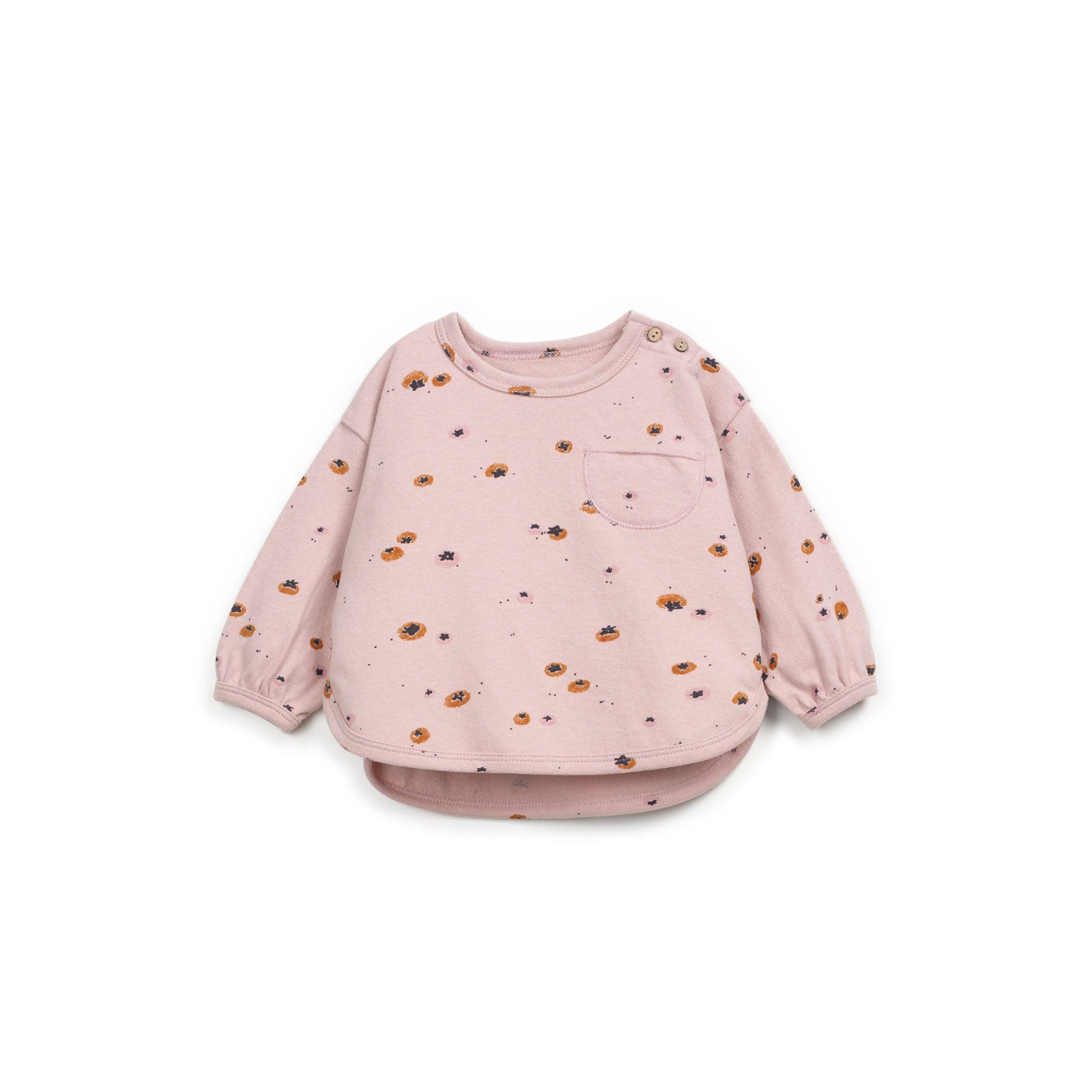 Printed Jersey Longsleeve T-Shirt (Light Pink)