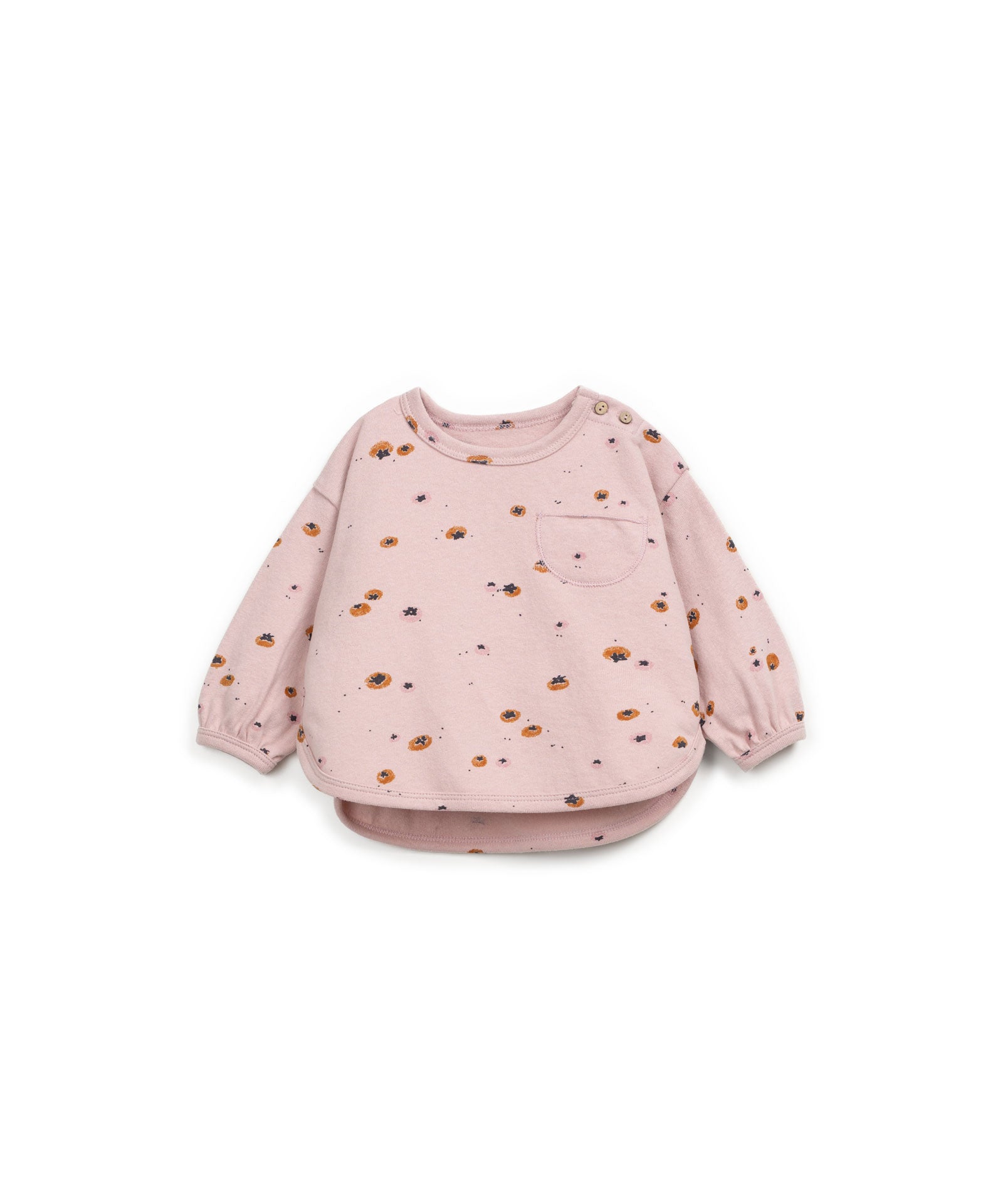 Printed Jersey Longsleeve T-Shirt (Light Pink)