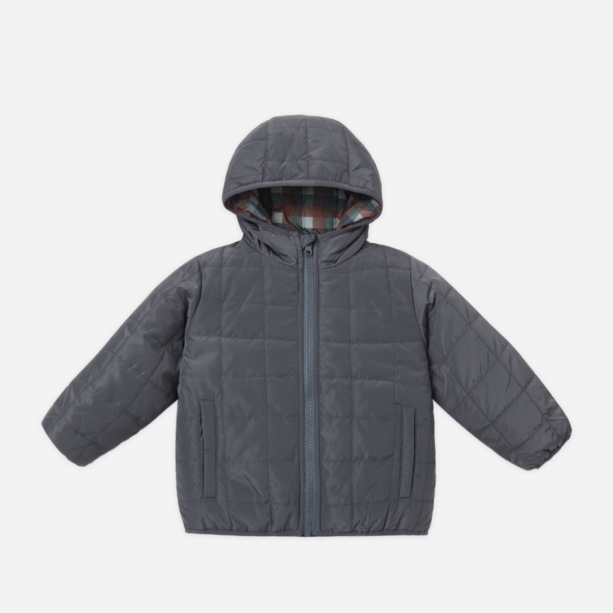 Lightweight Reversible Puffer (Midnight Check)