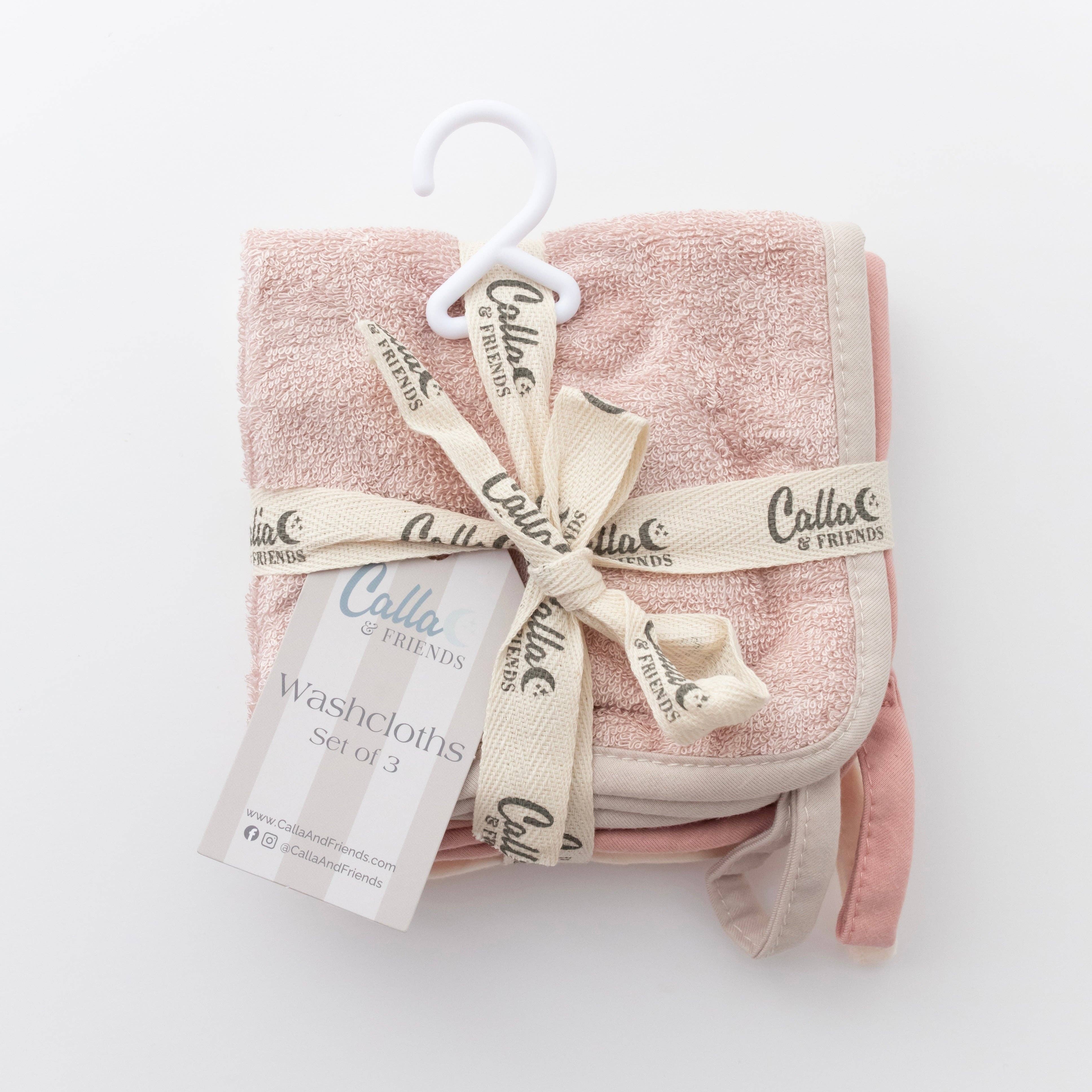 Washcloth Set (Petal Pink)