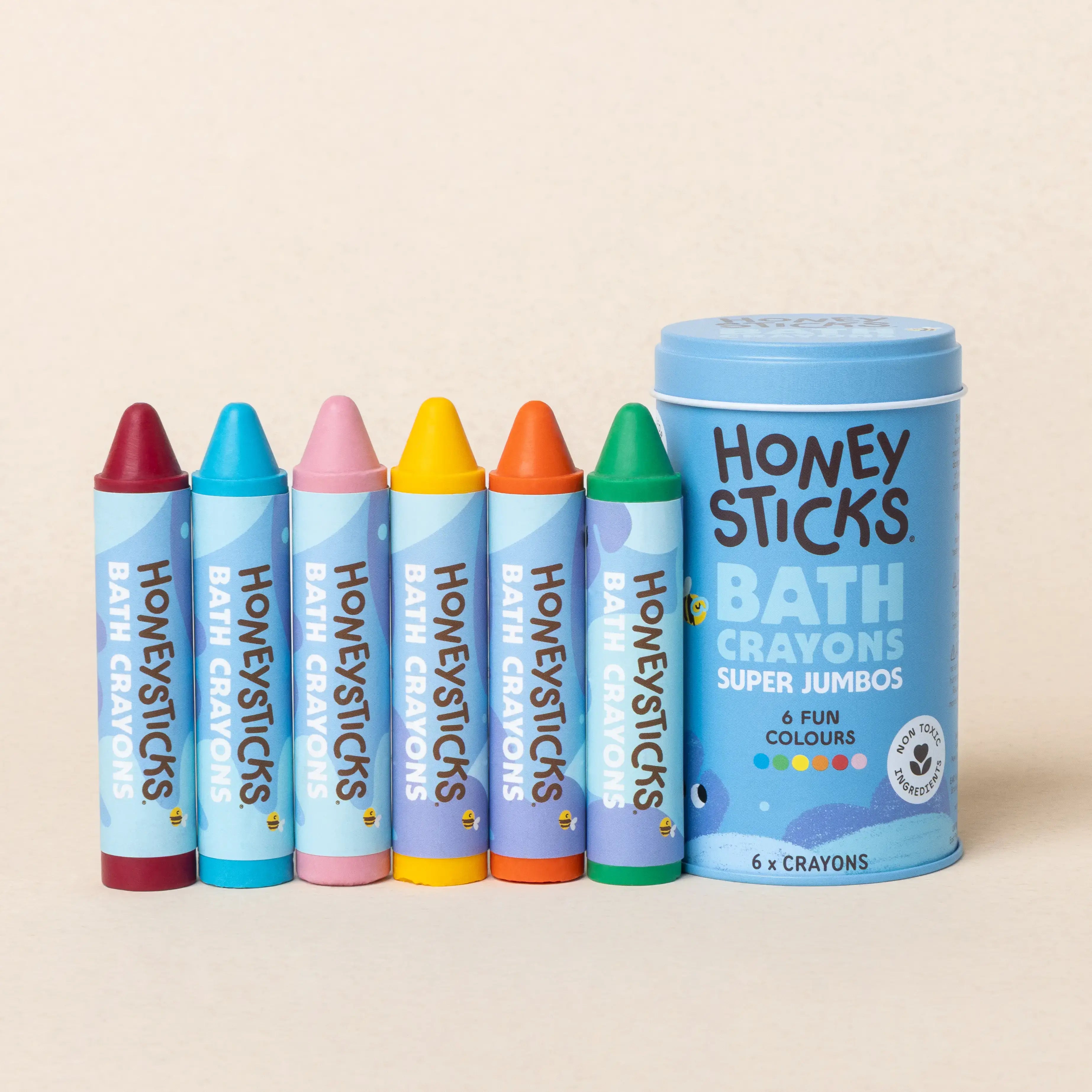Honeysticks Bath Crayons (Jumbo 6pk)