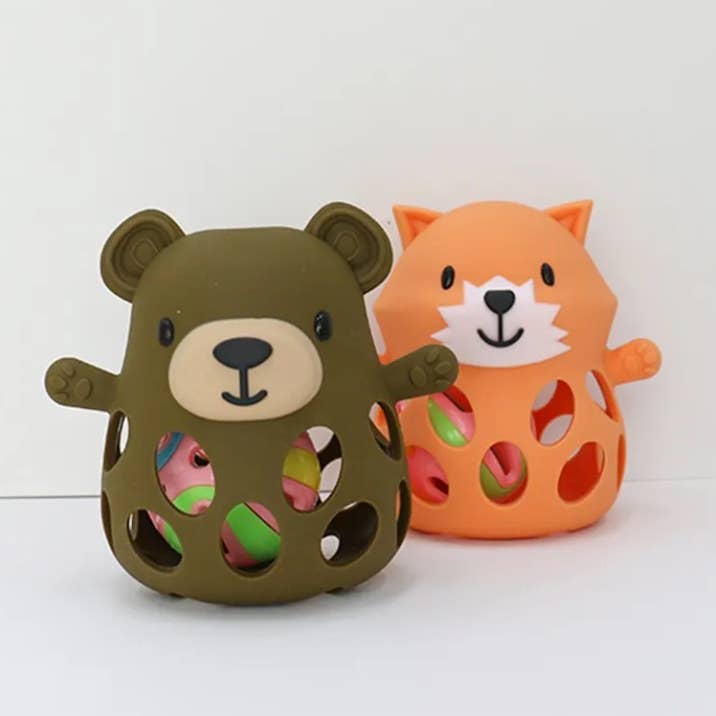 Silicone Teether (3D Teddy)