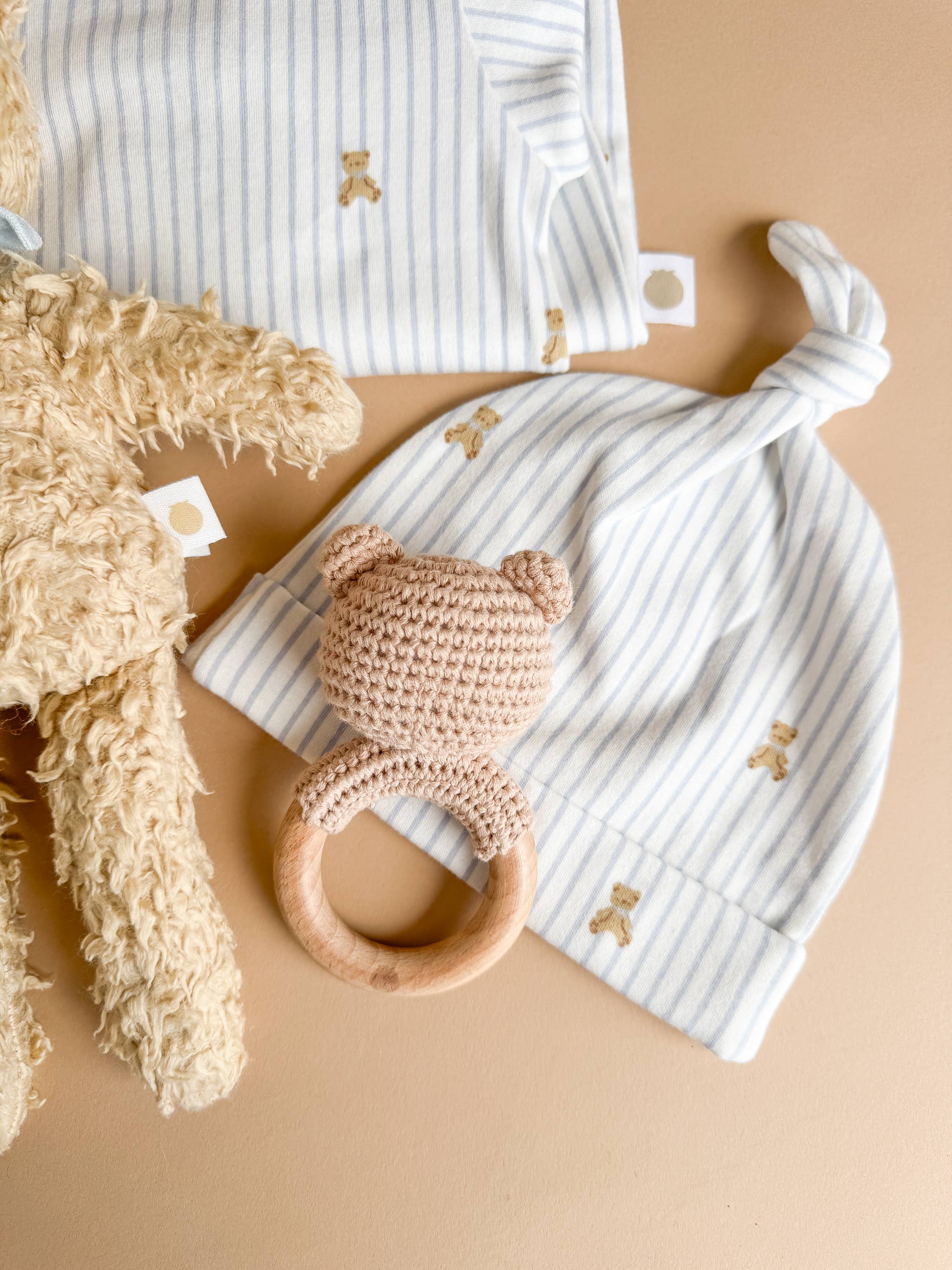 Layette Sleep Set (Teddy Bear Blue)
